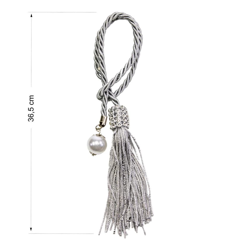 3 Enfeites Cordão Pingente Pérola Ouro Enfeite Decorativo para Aromatizadores, Sabonetes e Decoração