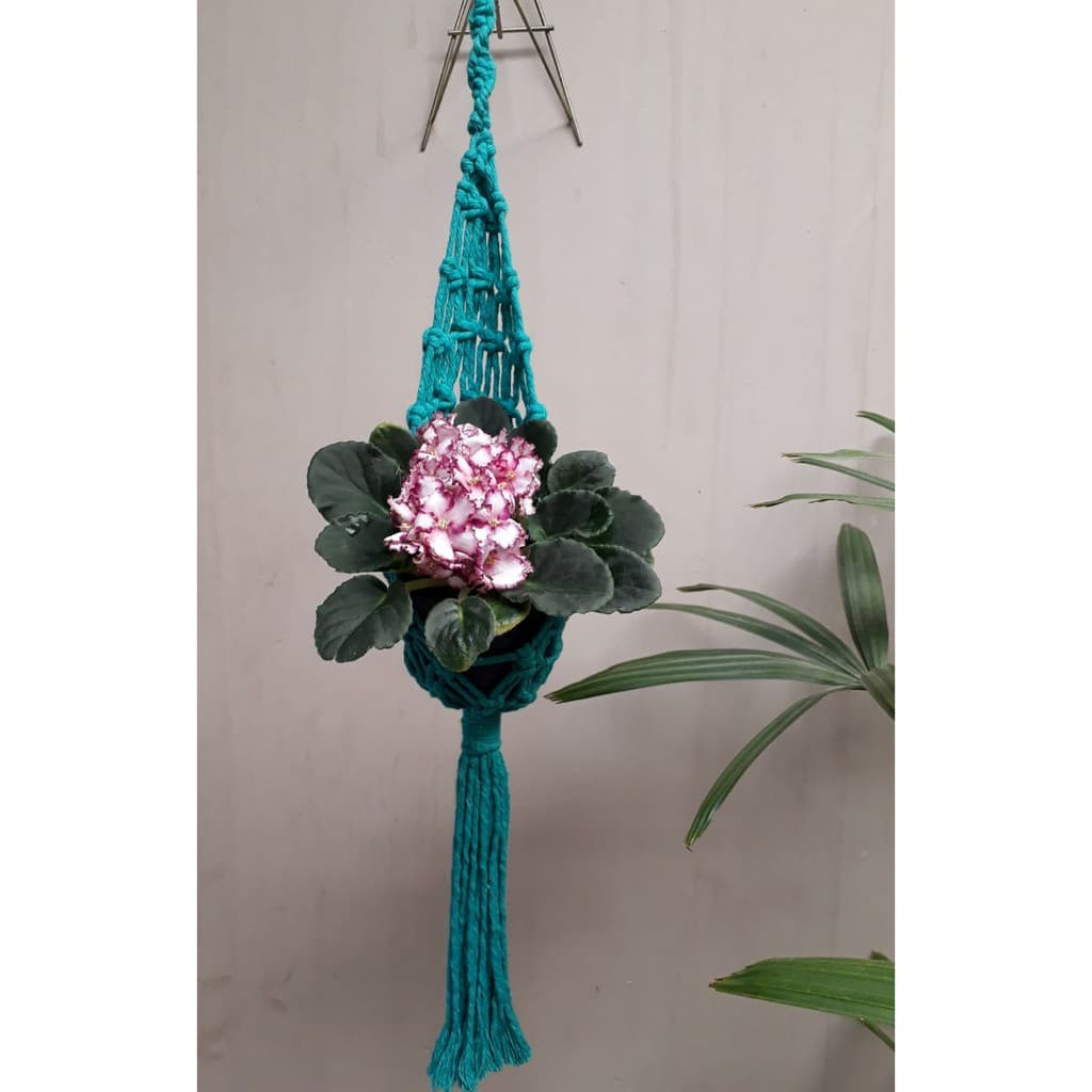 Suporte para vaso em macramê  Flora