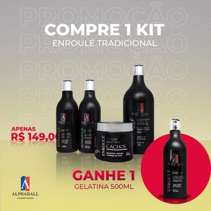 Kit Tradicional Enroule mais Gelatina