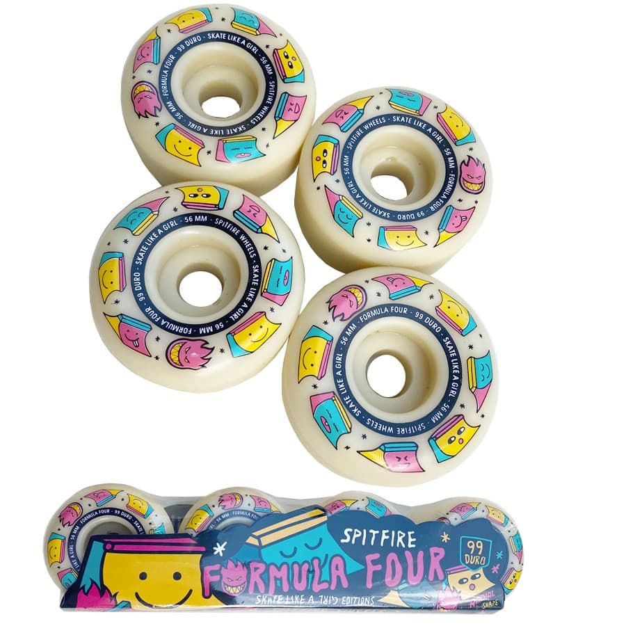 Spitfire Rodas De Skate 56mm 99duro Roda Para 4 diy Menina Bonito Doce lovey