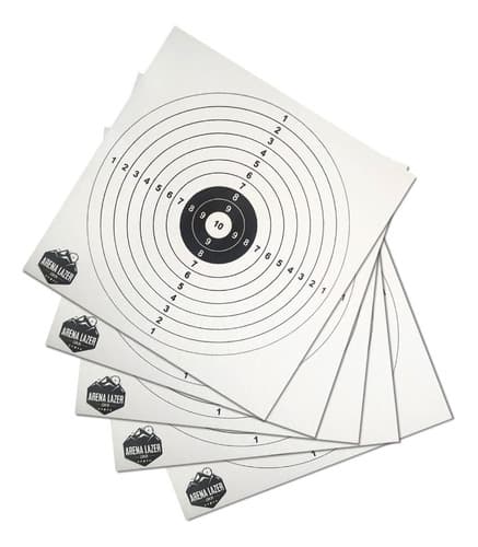 Alvo 14x14cm Papel Cartonado Treino Competição -  100un