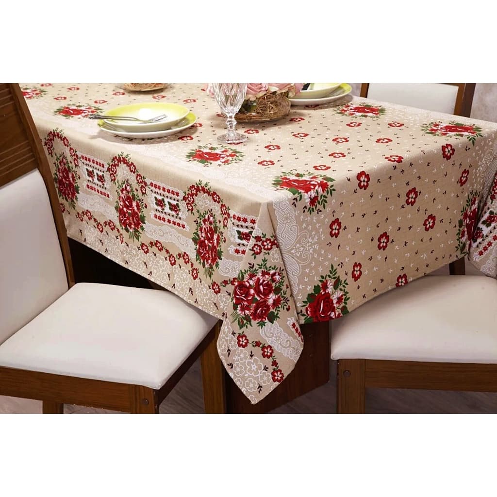 01 Toalha P/ Mesa De 6 Lugares 1,45x2,20m