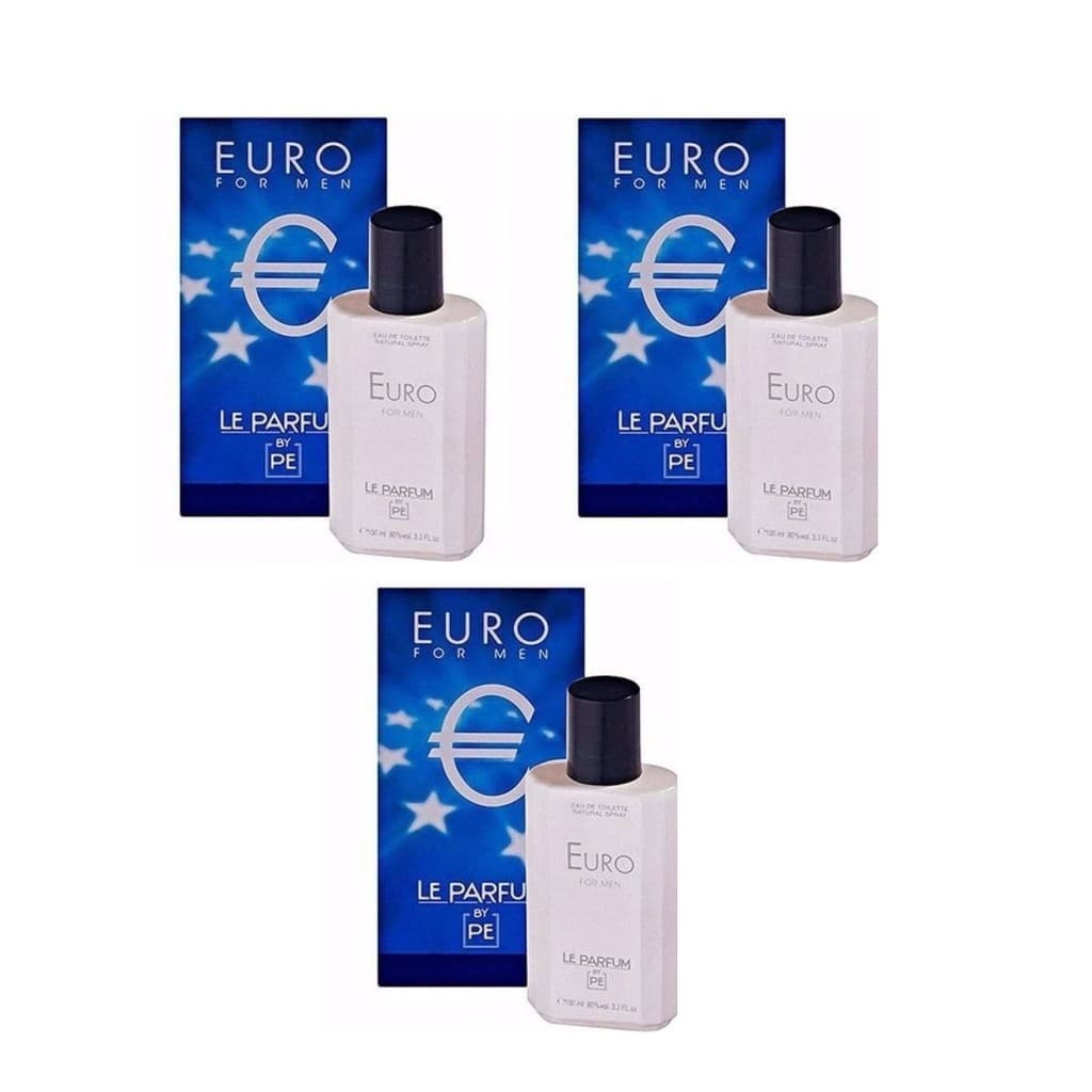 KIT COM 3 EURO MASCULINO 100ML