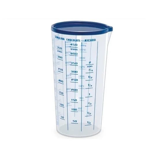 Copo Graduado 500ml C/ Tampa Medidor Receitas Medida