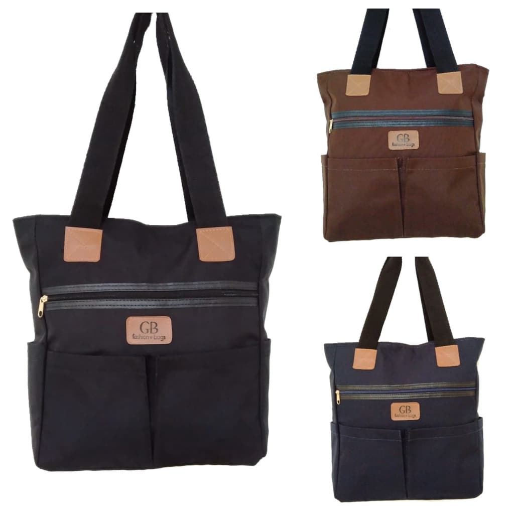 Bolsa Feminina Grande Sacola Tecido Oxford Alça Ombro Lateral Trabalho Dia/dia A Envio Imediato