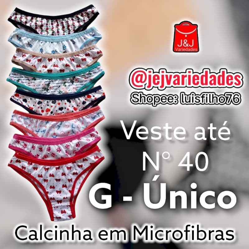 calcinha micro fibra