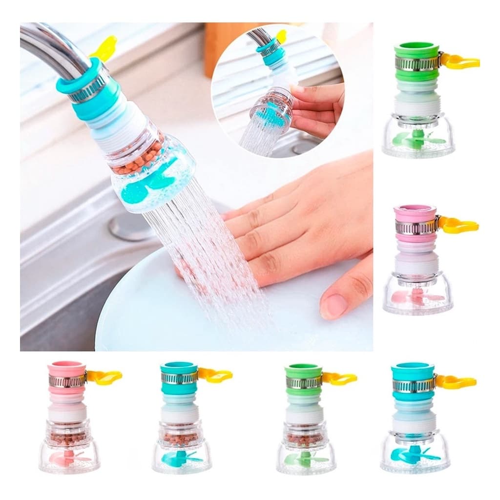 Bico Chuveirinho 360° Arejador Para Torneira Com Filtro - Utensílios de Cozinha