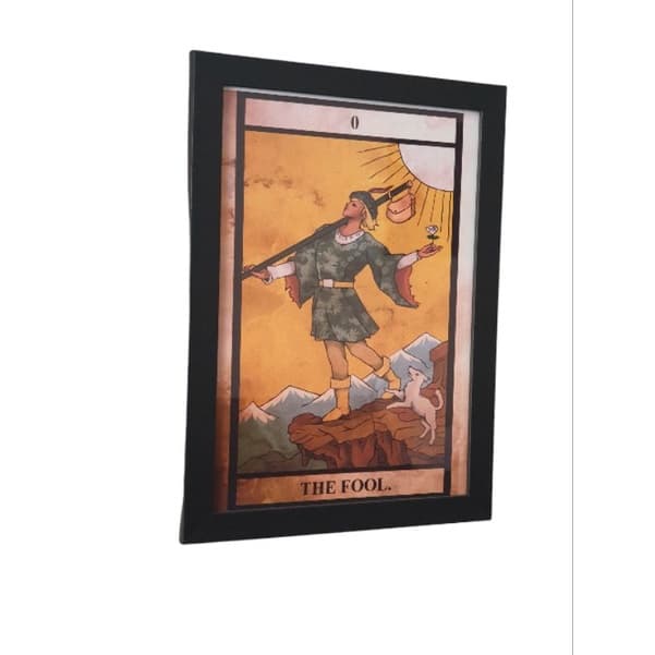 Quadro Tarot O Louco -  Decoração Tarô - Carta Tarot The Fool