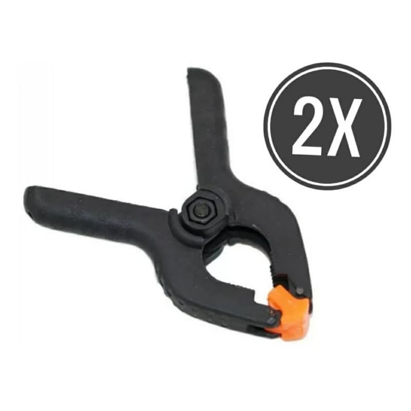 Mini alicate pressão plastico 2x unidades modelismo montagem diy artesanato garra fixo