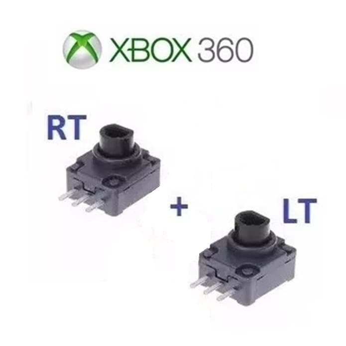 Par Potenciômetro RT + LT Xbox 360 para Controles
