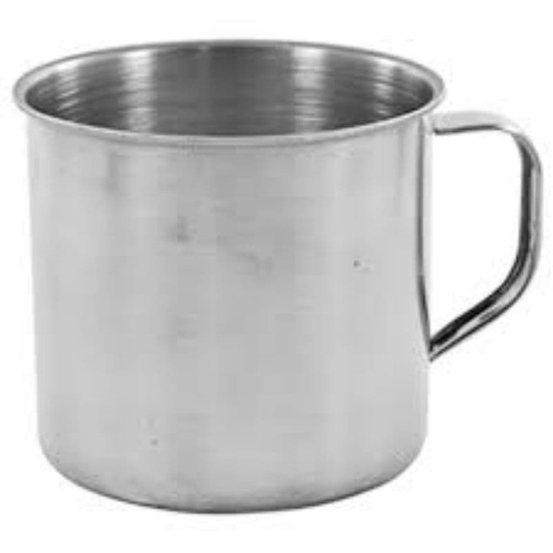 Caneca de Inox 8,5x9,5cm de Diametro 460ml