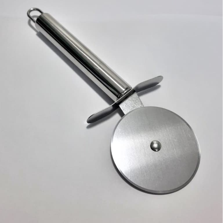 Carretilha Lisa / Cortador De Pizza / Pastel / Massas - Aço Inox