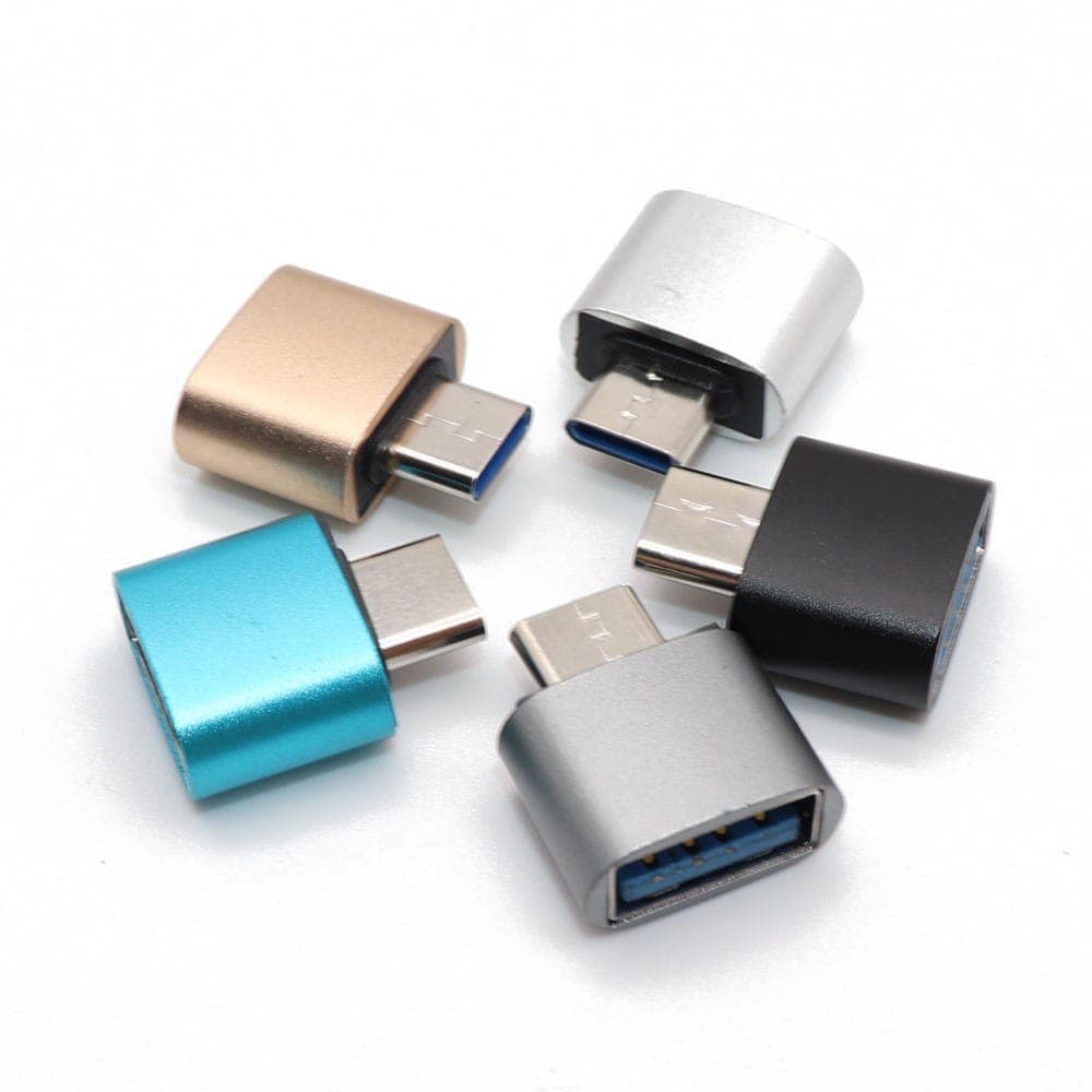 Adaptador Conector OTG Tipo C macho para USB 3.0 femea