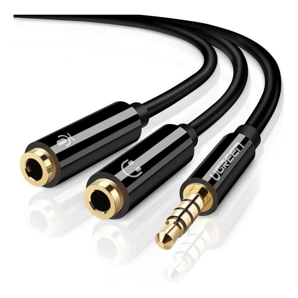 Ugreen - Divisor Splitter P3 Fone Ouvido P2 E Mic Fone 30620