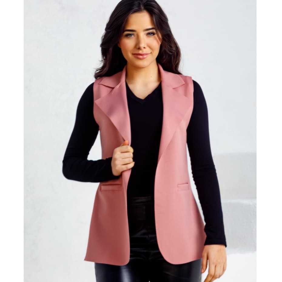 Colete Feminino Longa De Neoprene Social Top
