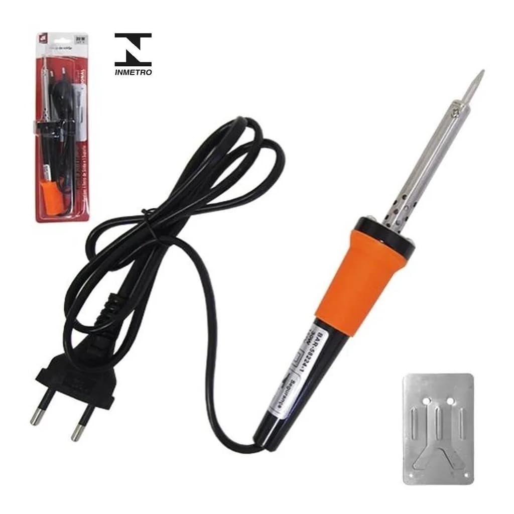 Ferro De Solda Profissional Com Suporte 30w 220v
