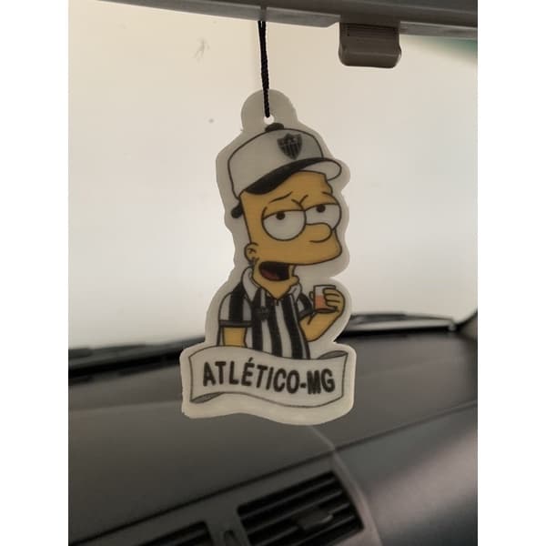 Aromatizantes Personalizados - Time Atlético-MG - Cheirinho de Carro - Pronta Entrega no Brasil - Tipo little trees