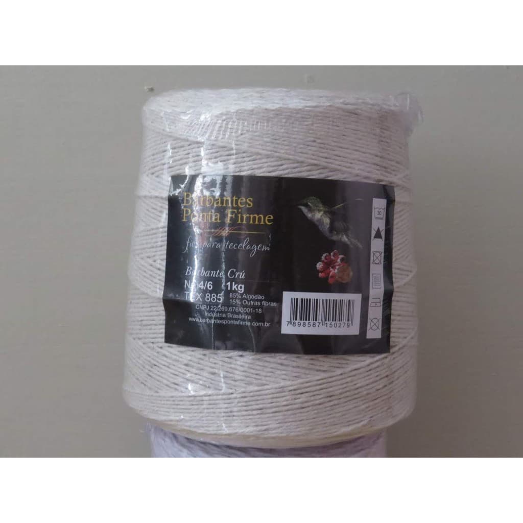 Barbante Crú Ponta Firme fio 6, 8 e 12, und de 1 Kg cada. Promoção!