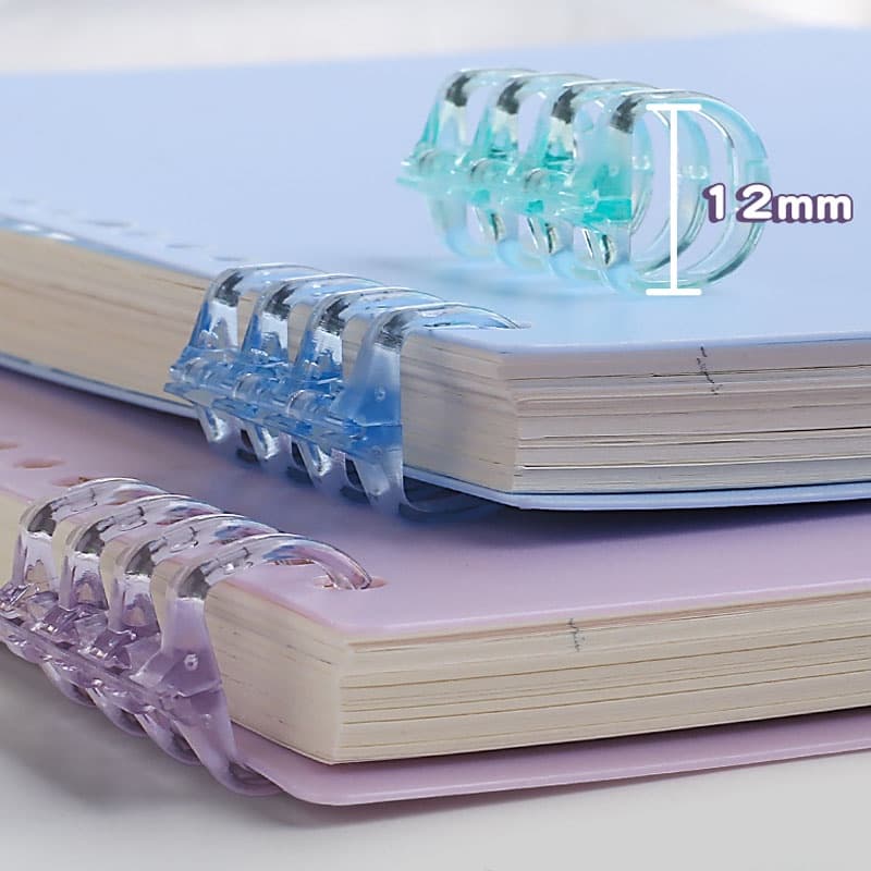 10pcs 4-hole loose-leaf buckle clip binding strip diy Bobina Caseira Tira Plástica Destacável Transparente a4 Livro De Capa De Ferramenta