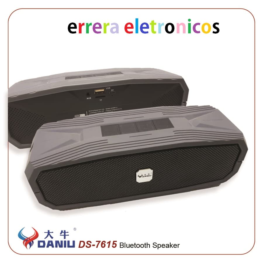 caixa Bluetooth original Daniu DS-7615 com 16W real de potencia e sem distorções e qualidade