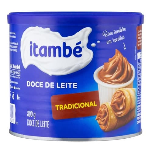 Doce De Leite Tradicional Itambé Lata 800g
