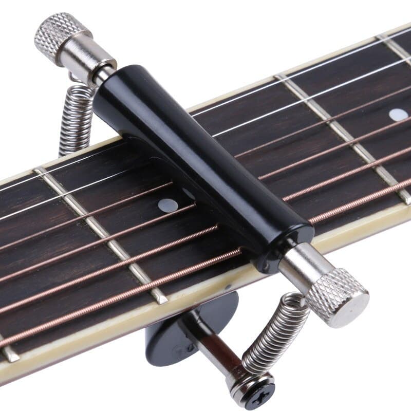 Universal Mobile Guitar Capo Mudança Rápida Braçadeira Chave Liga De Alumínio De Metal Para