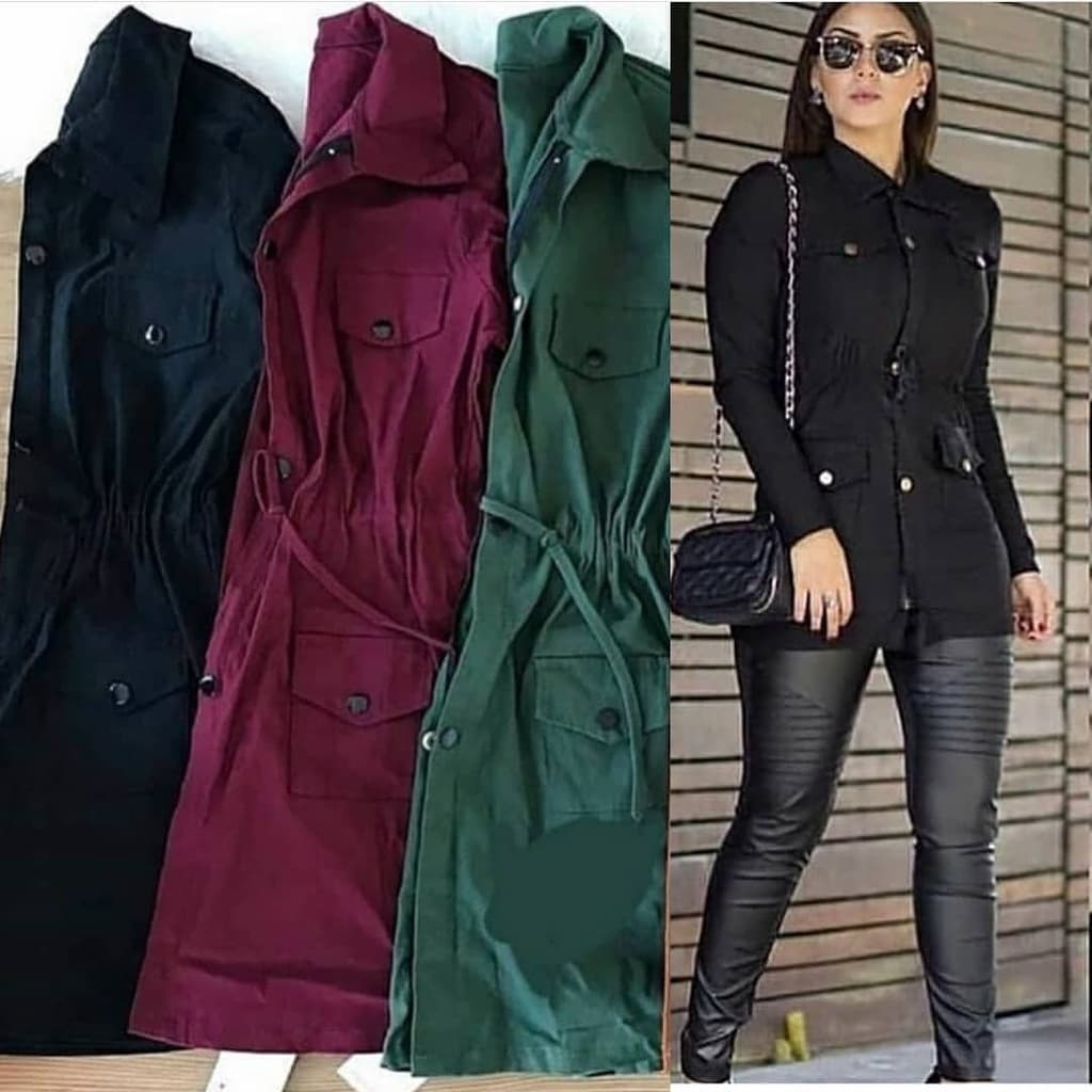 Parka Sobretudo Casaco Feminina De Bengaline  Inverno