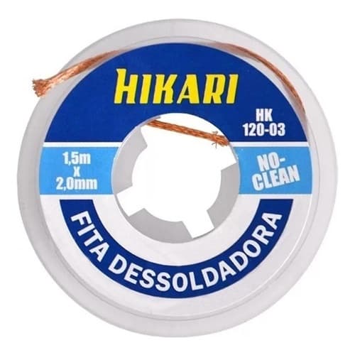 Malha Dessoldadora 2,5 Mm No-clean Removedor Solda Hikari