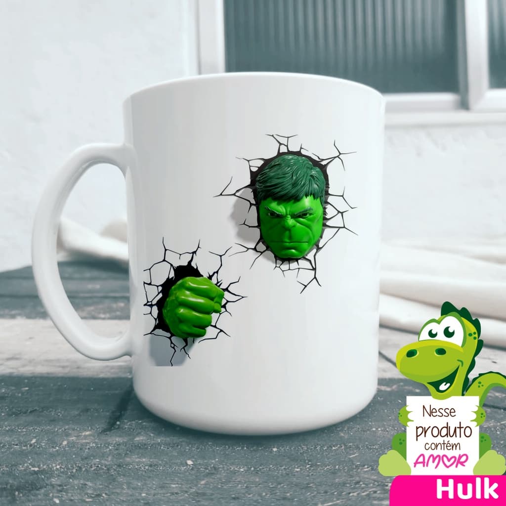 Caneca criativa Hulk