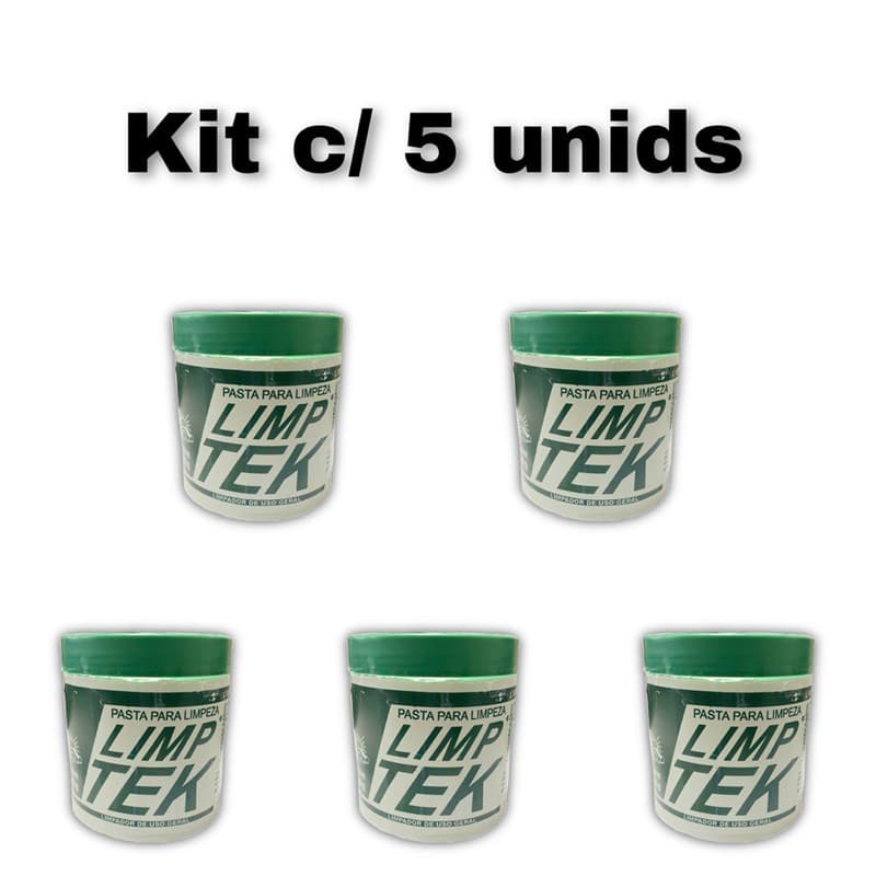 Kit c/ 5 unidades Pasta de Limpeza Limp Tek - Limpeza Geral 5 unidades