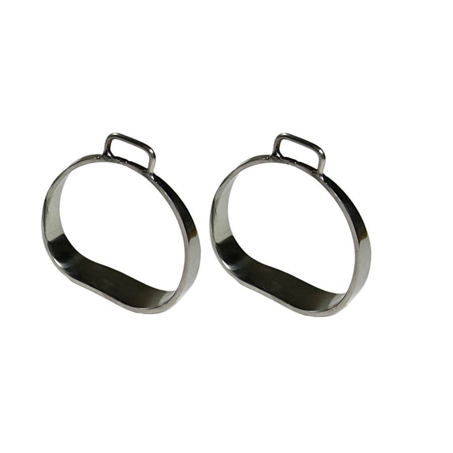 Par de Estribo de Inox Comum para Sela ou Arreio