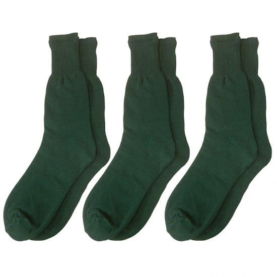 Kit 10 meias padrão militar cano alto