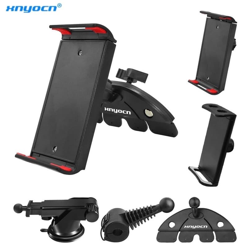 Colocação Gratuita Suporte De Mesa Telefônica Universal 7 8 9 10 11 Polegadas Do Assento Traseiro Carro CD Slot Air Outlet