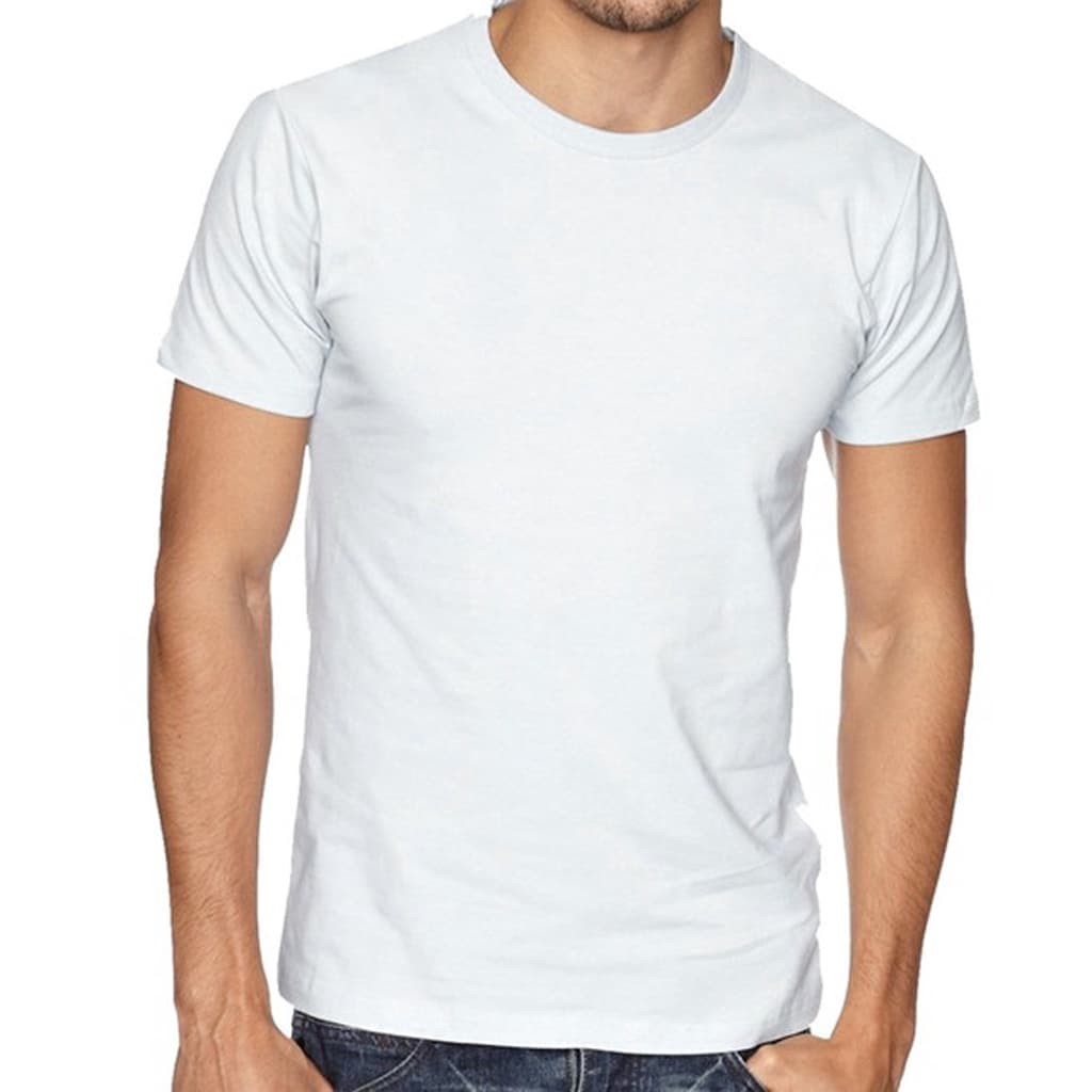 Camiseta Branca Poliéster Lisa P/ Sublimação