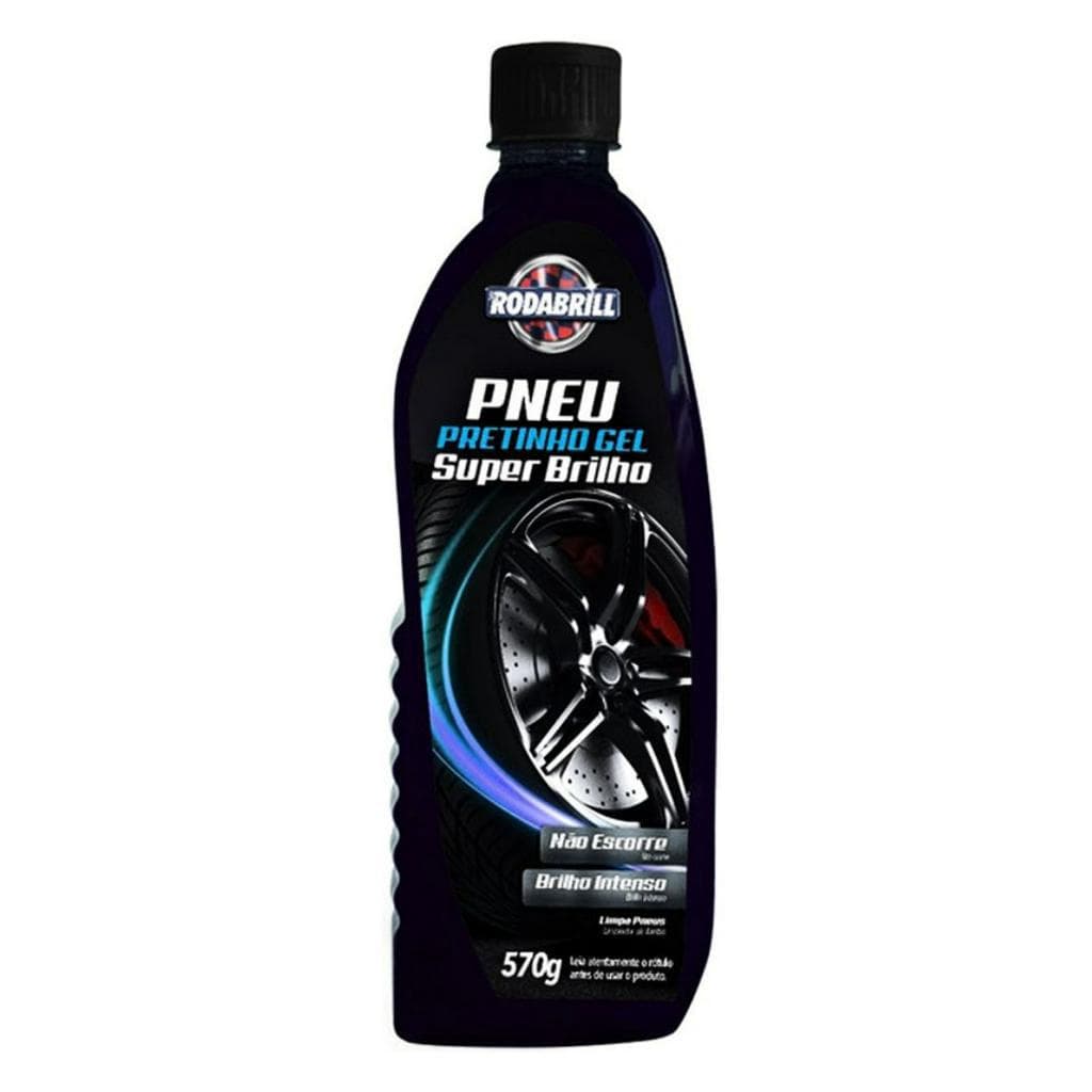 Pneu Pretinho Gel Super Brilho (500 Ml) - Rodabrill