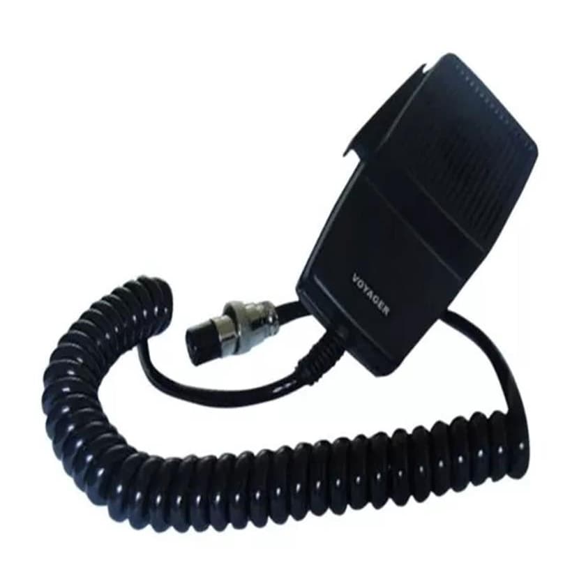 Microfone Ptt Px Original 4 Pinos Para Radios Voyager Cobra Megastar Ala