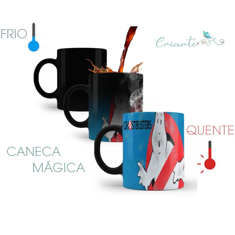 Caneca Porcelana Mágica Ghostbusters #07
