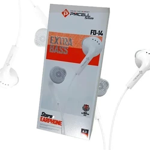 Fone De Ouvido Pmcell Extra Bass Slim Stereo EARPHONE F0-14