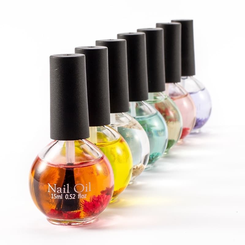 Óleo De Cutícula 15 Ml Com Flores Unhas Hidratante