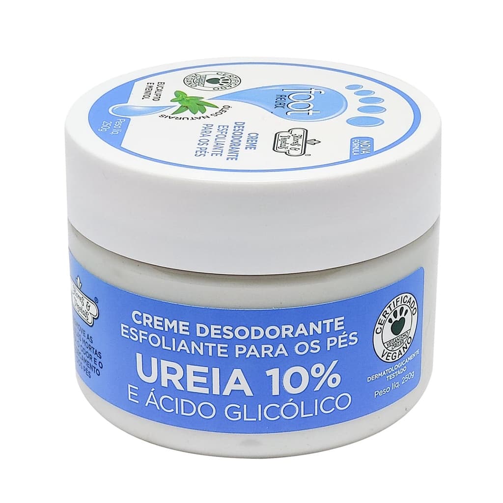Creme Desodorante Esfoliante P/ Pés Flores E Vegetais - 250g