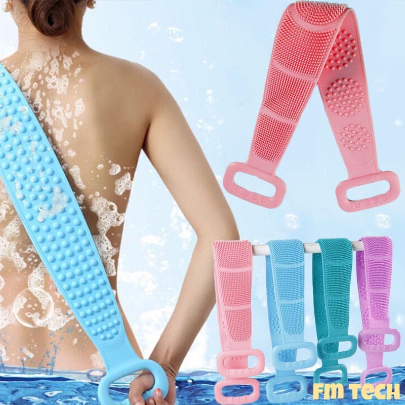 Esfrega corporal com escova para limpeza de silicone para massagem