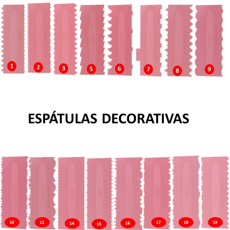 Espátula Decorativa Blue Star Para Bolos, Tortas e Massas
