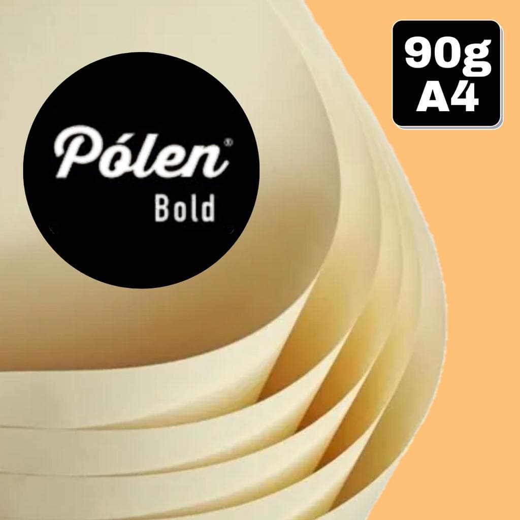 Papel Pólen Bold 90g (A4 1000 Fls) p/ Miolo De Caderno
