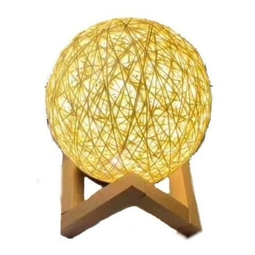 Luminaria Barbante Novelo Decorativo Mesa Escrivania