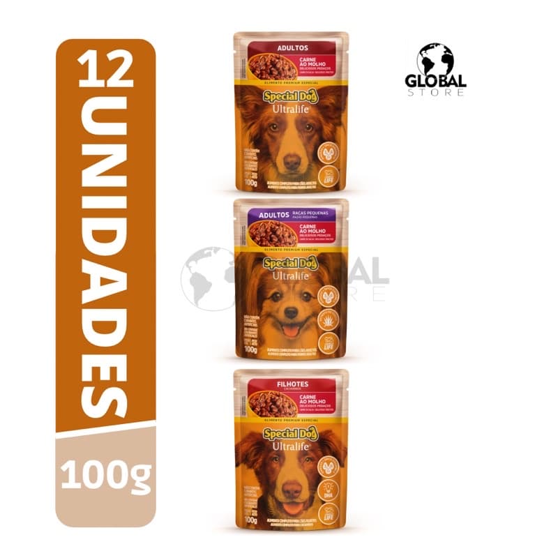 Ração úmida Sache Premium Special Dog para caes cachorros original caixa lacrada