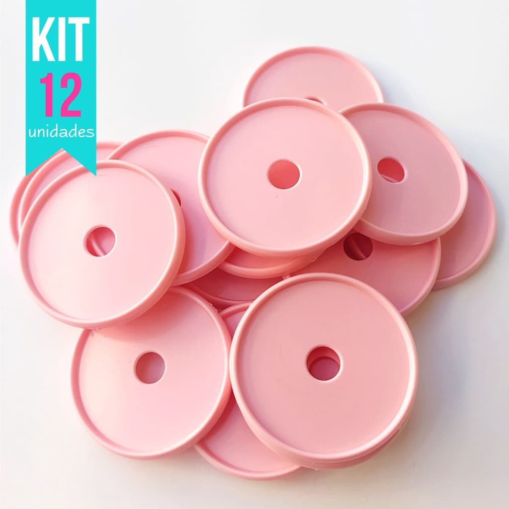 Kit 12 Discos GG 45mm de Caderno Infinito Sistema Inteligente Amor Infinito Cadernos - Círculo