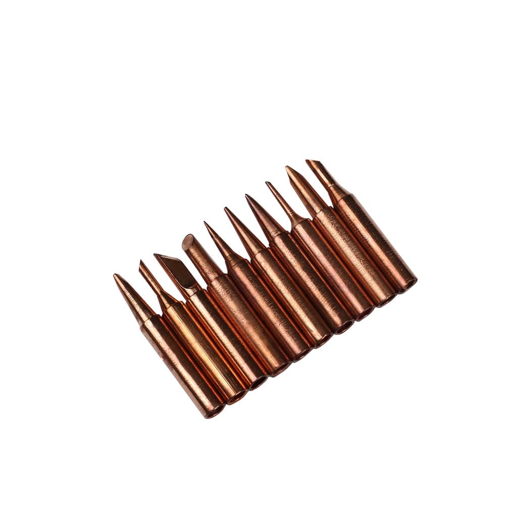Kit Ponta Ferro De Solda Cobre 900Mti 10 Peças Variadas 01009 envio rapido
