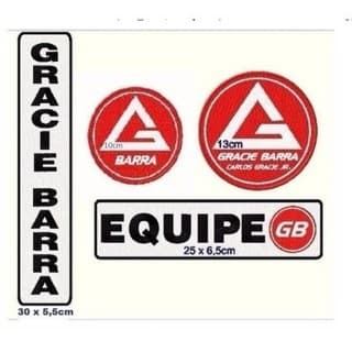 Kit De Patch Bordado 4 Pcs/jiu Jitsu/kimono