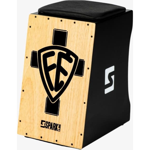 Cajon Elétrico Natural ou Preto Fé Spark