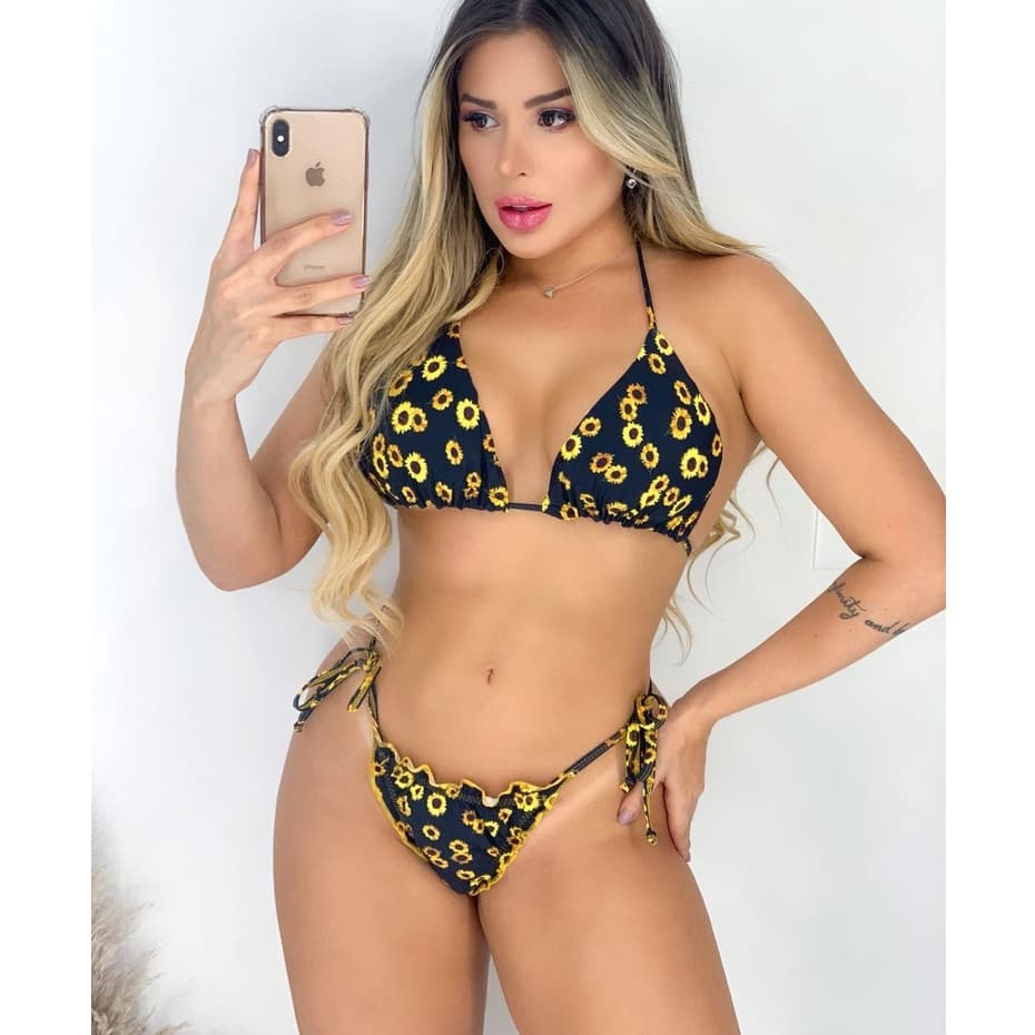 Biquíni Levanta Bumbum Amarrar moda praia verao piscina